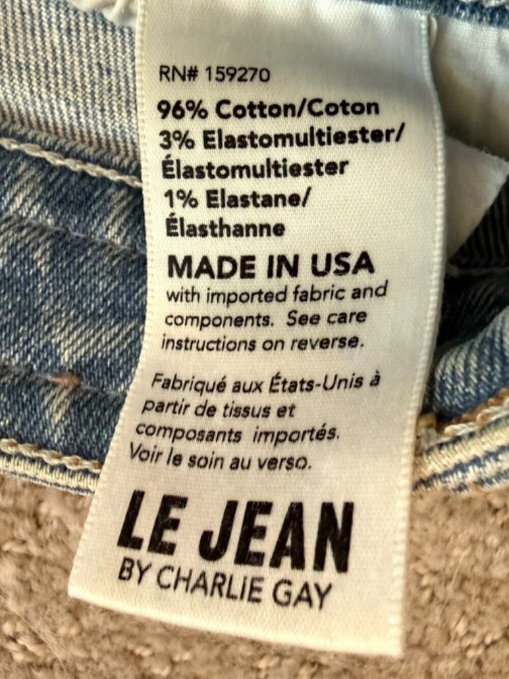 Le Jean By Charlie Gay Adele Shorts Size 28 - Picture 9 of 13
